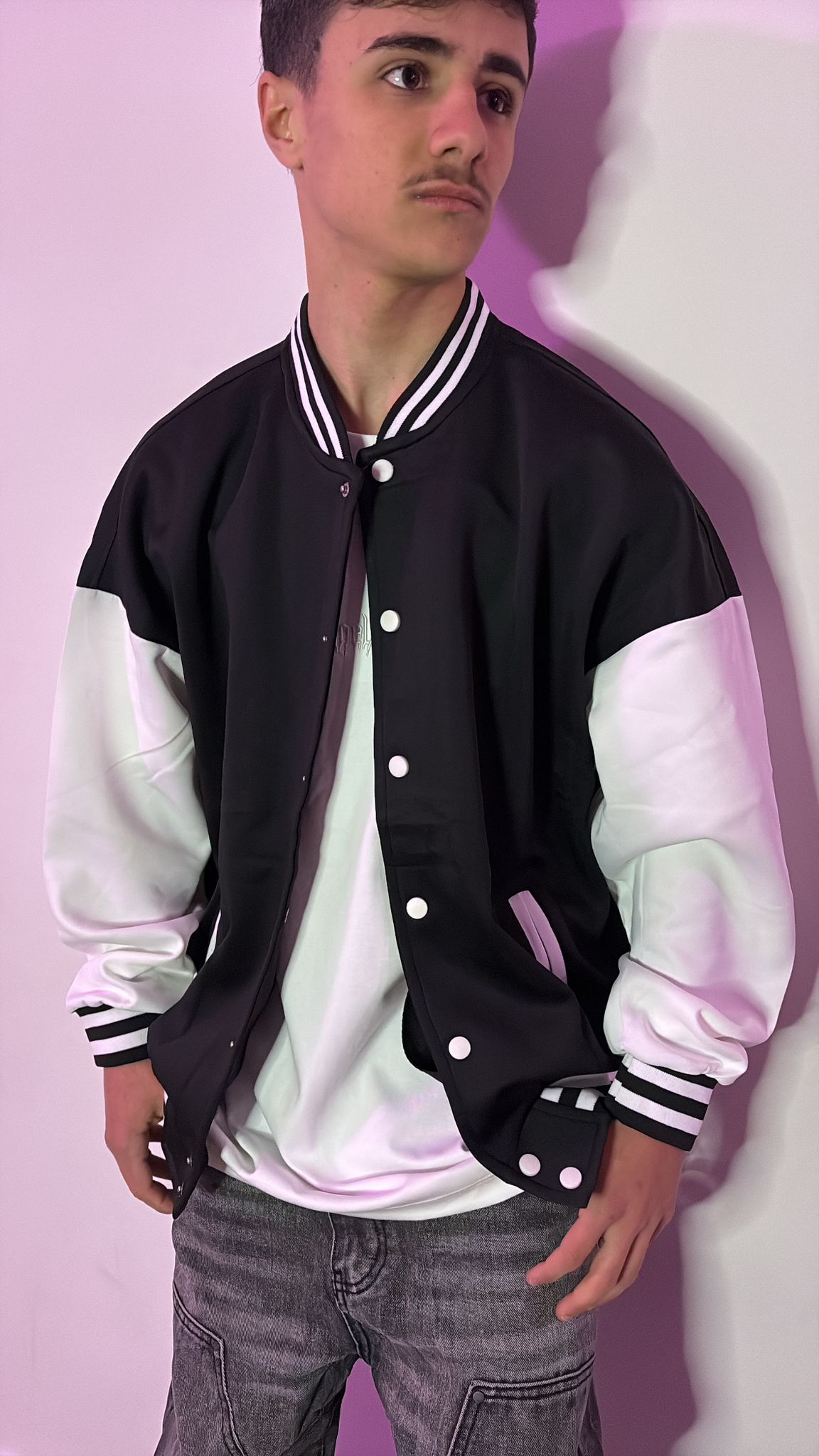 jacket estivo bicolor